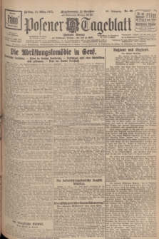 Posener Tageblatt (Posener Warte). Jg.66, Nr. 69 (25 März 1927) + dod.