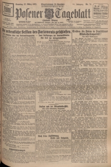 Posener Tageblatt (Posener Warte). Jg.66, Nr. 71 (27 März 1927) + dod.
