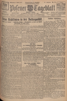 Posener Tageblatt (Posener Warte). Jg.66, Nr. 79 (6 April 1927) + dod.