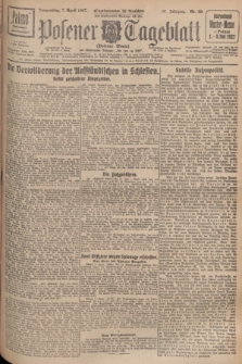 Posener Tageblatt (Posener Warte). Jg.66, Nr. 80 (7 April 1927) + dod.
