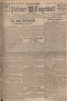 Posener Tageblatt (Posener Warte). Jg.66, Nr. 95 (27 April 1927) + dod.
