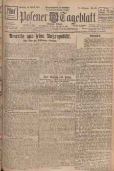 Posener Tageblatt (Posener Warte). Jg.66, Nr. 97 (29 April 1927) + dod.