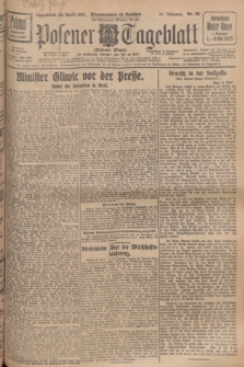 Posener Tageblatt (Posener Warte). Jg.66, Nr. 98 (30 April 1927) + dod.