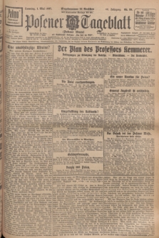 Posener Tageblatt (Posener Warte). Jg.66, Nr. 99 (1 Mai 1927) + dod.