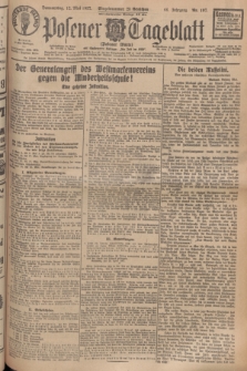 Posener Tageblatt (Posener Warte). Jg.66, Nr. 107 (12 Mai 1927) + dod.