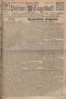 Posener Tageblatt (Posener Warte). Jg.66, Nr. 115 (21 Mai 1927) + dod.