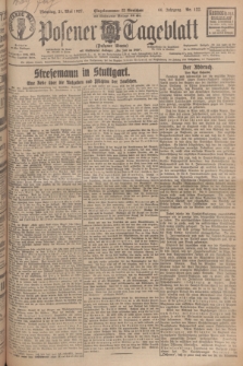 Posener Tageblatt (Posener Warte). Jg.66, Nr. 122 (31 Mai 1927) + dod.