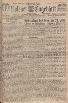 Posener Tageblatt (Posener Warte). Jg.66, Nr. 125 (3 Juni 1927) + dod.