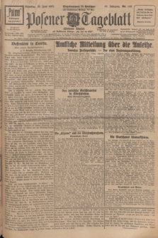 Posener Tageblatt (Posener Warte). Jg.66, Nr. 144 (28 Juni 1927) + dod.