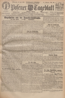 Posener Tageblatt (Posener Warte). Jg.66, Nr. 156 (13 Juli 1927) + dod.