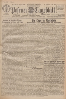 Posener Tageblatt (Posener Warte). Jg.66, Nr. 159 (16 Juli 1927) + dod.