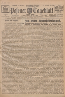 Posener Tageblatt (Posener Warte). Jg.66, Nr. 168 (27 Juli 1927) + dod.