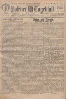Posener Tageblatt (Posener Warte). Jg.66, Nr. 173 (2 August 1927) + dod.
