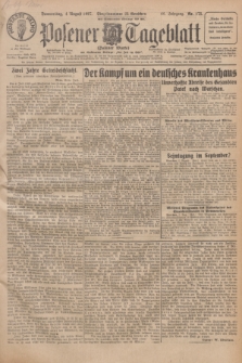 Posener Tageblatt (Posener Warte). Jg.66, Nr. 175 (4 August 1927) + dod.