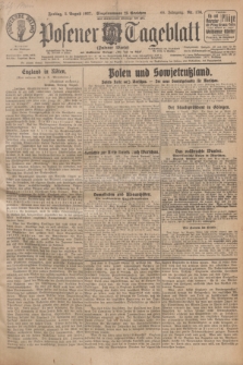 Posener Tageblatt (Posener Warte). Jg.66, Nr. 176 (5 August 1927) + dod.