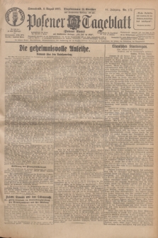 Posener Tageblatt (Posener Warte). Jg.66, Nr. 177 (6 August 1927) + dod.