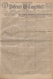 Posener Tageblatt (Posener Warte). Jg.66, Nr. 178 (7 August 1927) + dod.
