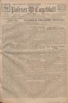 Posener Tageblatt (Posener Warte). Jg.66, Nr. 187 (19 August 1927) + dod.