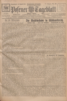 Posener Tageblatt (Posener Warte). Jg.66, Nr. 188 (20 August 1927) + dod.