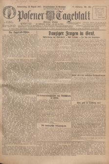 Posener Tageblatt (Posener Warte). Jg.66, Nr. 192 (25 August 1927) + dod.
