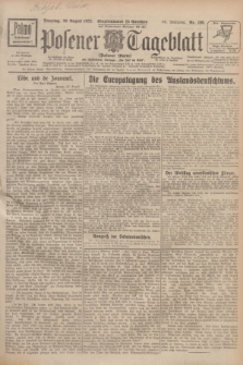 Posener Tageblatt (Posener Warte). Jg.66, Nr. 196 (30 August 1927) + dod.