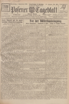 Posener Tageblatt (Posener Warte). Jg.66, Nr. 198 (1 September 1927) + dod.