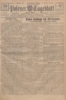 Posener Tageblatt (Posener Warte). Jg.66, Nr. 201 (4 September 1927) + dod.