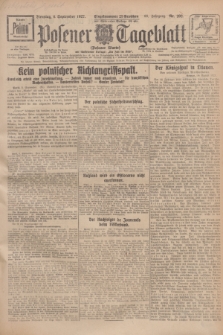 Posener Tageblatt (Posener Warte). Jg.66, Nr. 202 (6 September 1927) + dod.