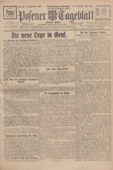 Posener Tageblatt (Posener Warte). Jg.66, Nr. 205 (9 September 1927) + dod.