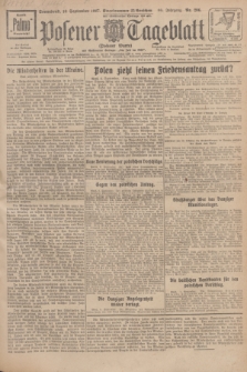 Posener Tageblatt (Posener Warte). Jg.66, Nr. 206 (10 September 1927) + dod.