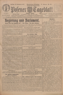 Posener Tageblatt (Posener Warte). Jg.66, Nr. 211 (16 September 1927) + dod.