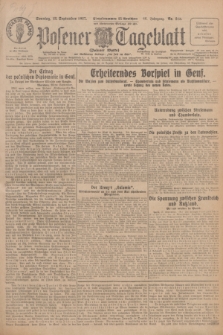 Posener Tageblatt (Posener Warte). Jg.66, Nr. 213 (18 September 1927) + dod.