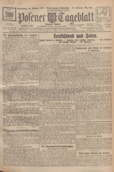 Posener Tageblatt (Posener Warte). Jg.66, Nr. 240 (20 Oktober 1927) + dod.