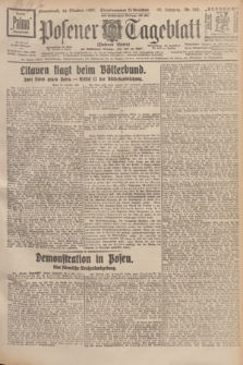 Posener Tageblatt (Posener Warte). Jg.66, Nr. 242 (22 Oktober 1927) + dod.