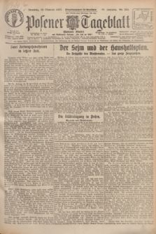 Posener Tageblatt (Posener Warte). Jg.66, Nr. 244 (25 Oktober 1927) + dod.