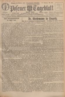 Posener Tageblatt (Posener Warte). Jg.66, Nr. 245 (26 Oktober 1927) + dod.