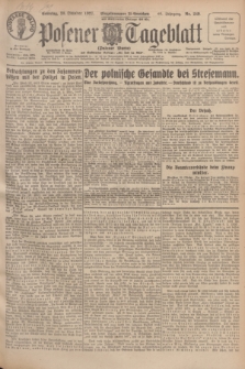 Posener Tageblatt (Posener Warte). Jg.66, Nr. 249 (30 Oktober 1927) + dod.