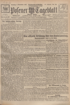 Posener Tageblatt (Posener Warte). Jg.66, Nr. 255 (8 November 1927) + dod.
