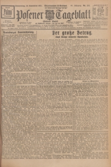Posener Tageblatt (Posener Warte). Jg.66, Nr. 257 (10 November 1927) + dod.