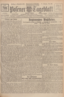 Posener Tageblatt (Posener Warte). Jg.66, Nr. 258 (11 November 1927) + dod.