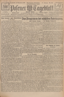 Posener Tageblatt (Posener Warte). Jg.66, Nr. 259 (12 November 1927) + dod.