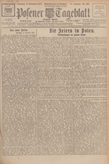 Posener Tageblatt (Posener Warte). Jg.66, Nr. 260 (13 November 1927) + dod.