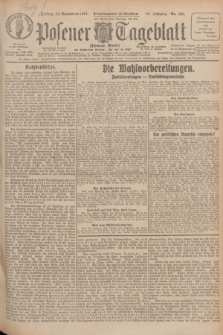Posener Tageblatt (Posener Warte). Jg.66, Nr. 263 (18 November 1927) + dod.