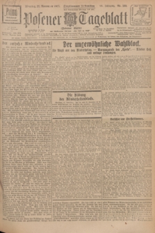 Posener Tageblatt (Posener Warte). Jg.66, Nr. 266 (22 November 1927) + dod.