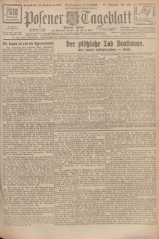 Posener Tageblatt (Posener Warte). Jg.66, Nr. 270 (26 November 1927) + dod.