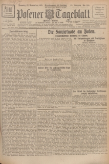 Posener Tageblatt (Posener Warte). Jg.66, Nr. 271 (27 November 1927) + dod.