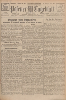 Posener Tageblatt (Posener Warte). Jg.66, Nr. 274 (1 Dezember 1927) + dod.