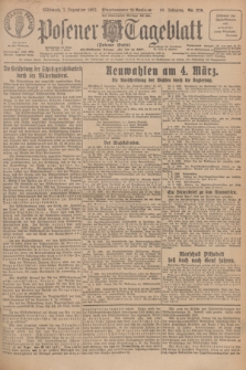 Posener Tageblatt (Posener Warte). Jg.66, Nr. 279 (7 Dezember 1927) + dod.