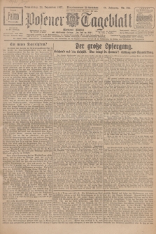 Posener Tageblatt (Posener Warte). Jg.66, Nr. 291 (22 Dezember 1927) + dod.