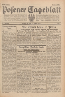 Posener Tageblatt. Jg.78, Nr. 8 (11 Januar 1939) + dod.